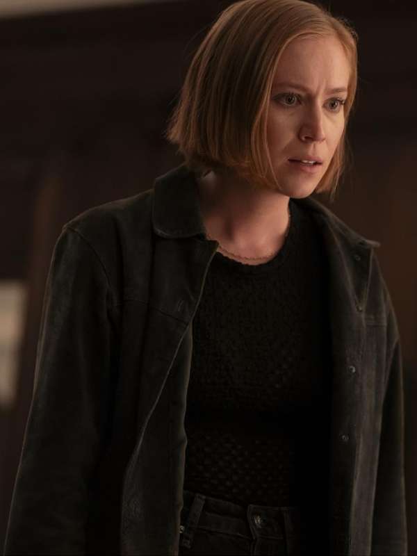 Ava Daniels Hacks S03 Green Leather Jacket