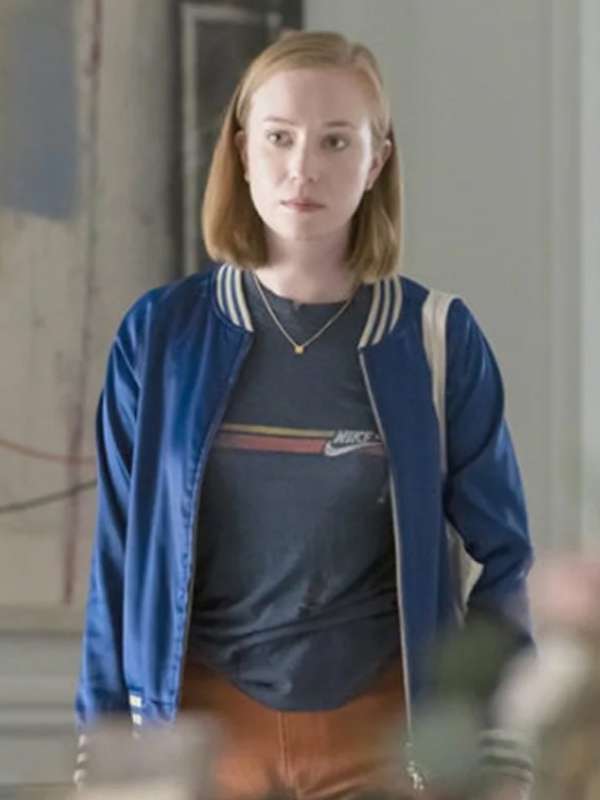 Ava Daniels Hacks Blue Bomber Jacket