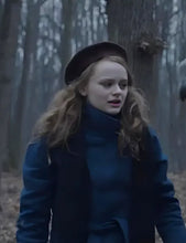 Halina Kurc We Were the Lucky Ones 2024 Blue Trench Coat