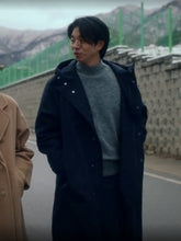 The Trunk Gong Yoo Blue Hooded Coat