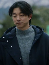 The Trunk Gong Yoo Blue Hooded Coat