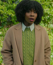 Happy Face S01 Tamera Tomakili Brown Coat