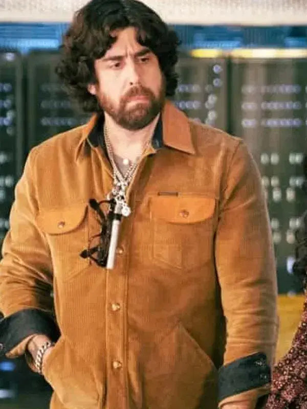 Adam Goldberg The Equalizer Brown Cord Jacket