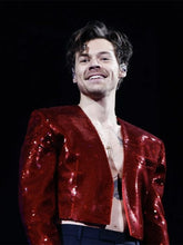 Harry Styles Brit Awards 2023 Red Jacket