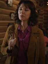 Samantha Louise Fleming Heartland S17 Brown Leather Jacket
