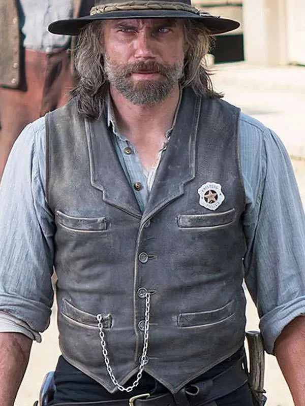 Anson Mount Hell on Wheels Distressed Vest