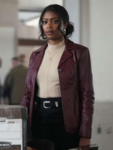 Daphne High Potential Leather Blazer