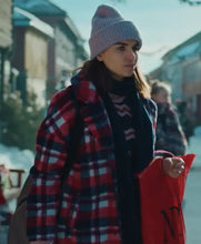 Home for Christmas Johanne Plaid Coat