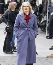 Hostage S01 Julie Delpy Purple Trench Coat
