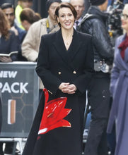 Hostage S01 Suranne Jones Black Trench Coat