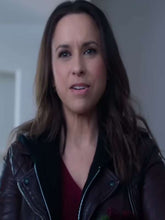 Lacey Chabert Hot Frosty 2024 Black Jacket