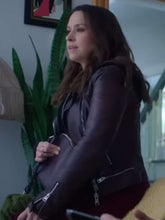 Lacey Chabert Hot Frosty 2024 Black Jacket
