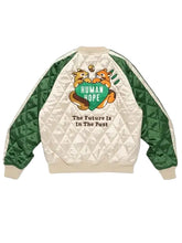 BTS J Hope x Human Made Quilted Green White Souvenir Jacket