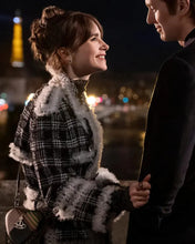 Emily in Paris S04 Lily Collins Plaid Coat