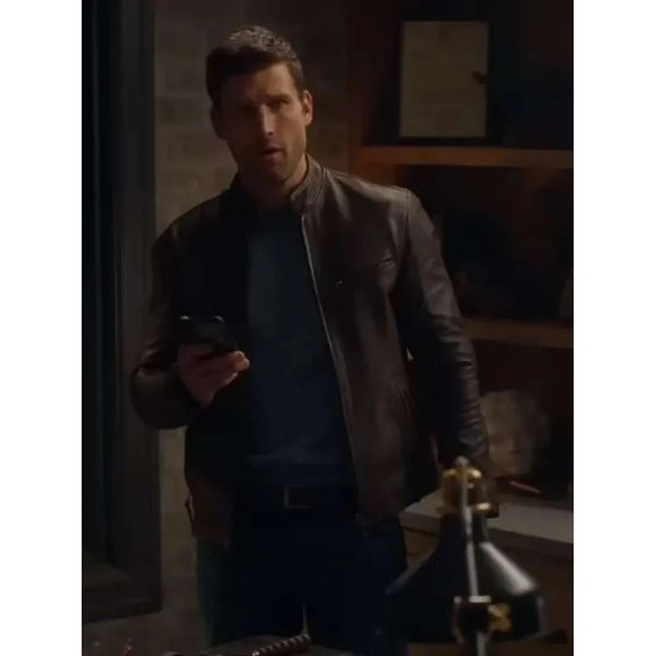 The Image of You Parker Young Brown Leather Jacket