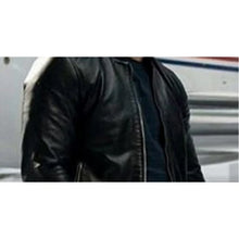 Infinite Mark Wahlberg Black Leather Jacket