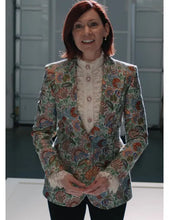 Elsbeth 2024 Carrie Preston Floral Jacquard Blazer