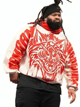 Jacob Fatu fleece pullover hoodie with full-length sleeves