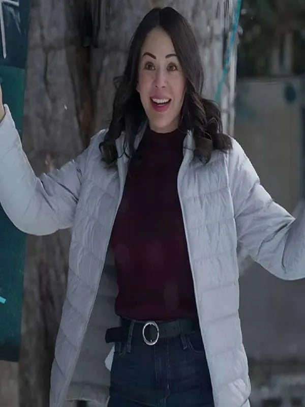 Janel Parrish Christmas on Duty Jacket