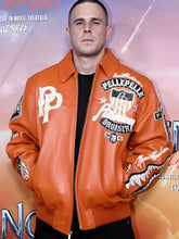 Jared Abrahamson Venom The Last Dance Orange Leather Jacket