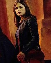 Doctor Who Season 7 Clara Oswald Black Leather Jacket