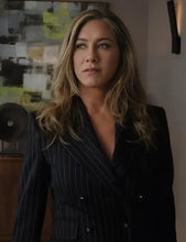 Jennifer Aniston The Morning Show S03 Pinstripe Blazer