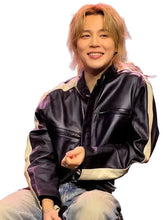 Jimin Event Racer Leather Jacket