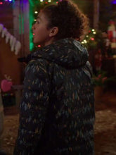 Delia Lisette Chambers Jingle Bell Love 2024 Puffer Jacket