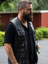 Margo’s Got Money Troubles Nick Offerman Leather Vest