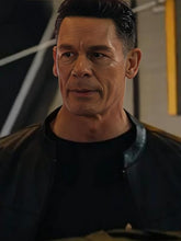 John Cena Matchbox the Movie 2026 black leather jacket
