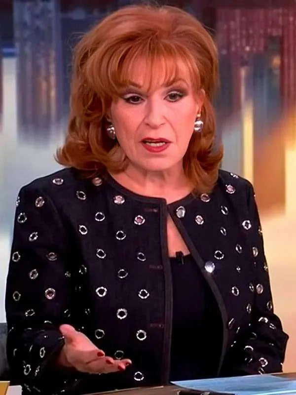 Joy Behar The View Black Grommet Jacket