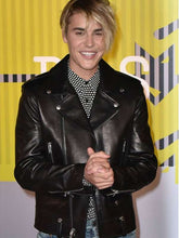 MTV Video Music Awards Justin Bieber Leather Jacket