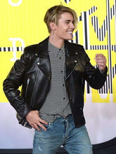 MTV Video Music Awards Justin Bieber Leather Jacket