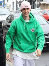 Justin Bieber Green Hoodie - Edison Jacket