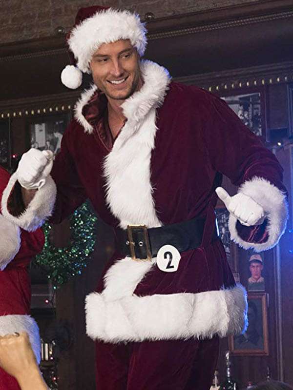 Justin Hartley A Bad Moms Christmas Red Jacket