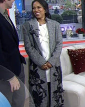 The Today Show Kerry Washington Floral Coat