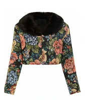 Kaitlin Olson High Potential S01 Floral Fur Coat