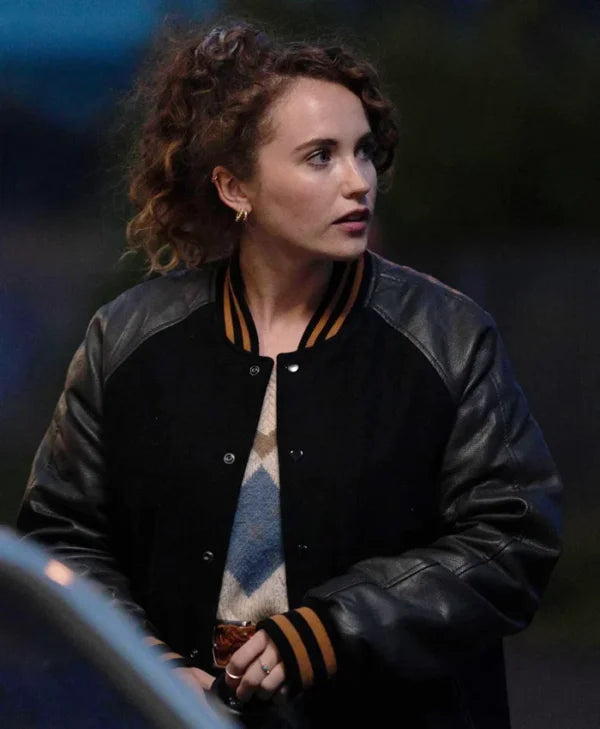Karen Pirie S02 Julia Brown Varsity Jacket