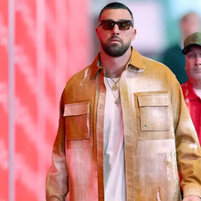 Travis Kelce Chiefs Orange Jacket