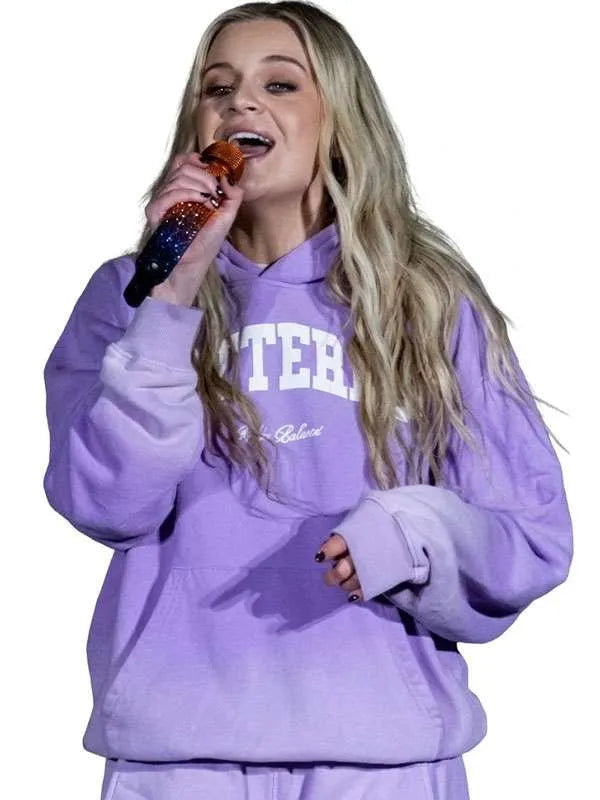 Kelsea Ballerini Purple Patterns Hoodie