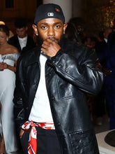 Kendrick Lamar Met Gala Black Leather Jacket