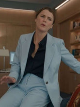 The Diplomat S02 Keri Russell Light Blue Suit