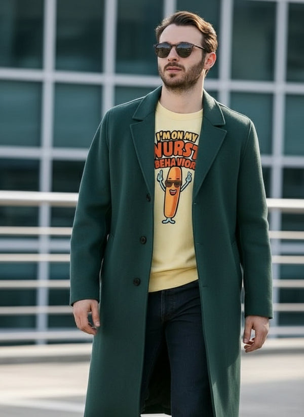 Kevin Jonas A Very Jonas Christmas Green Coat