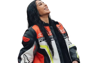 Kim Kardashian Racer Leather Jacket