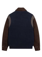 Re-created Kith varsity jacket with shirt-style collar