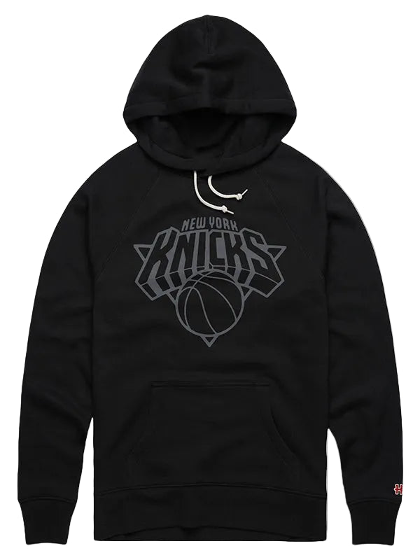 Unisex New York Knicks 2026 black hoodie front view