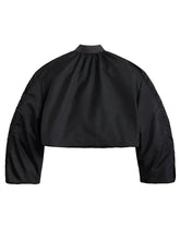 Women's MA-1 Ribbed Black Bomber Jacket