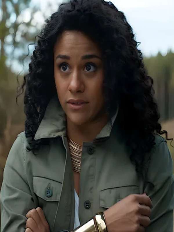 Ariana DeBose Kraven the Hunter 2024 Green Jacket