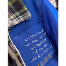 Golden State Warriors Ayesha Curry Blue Puffer Jacket