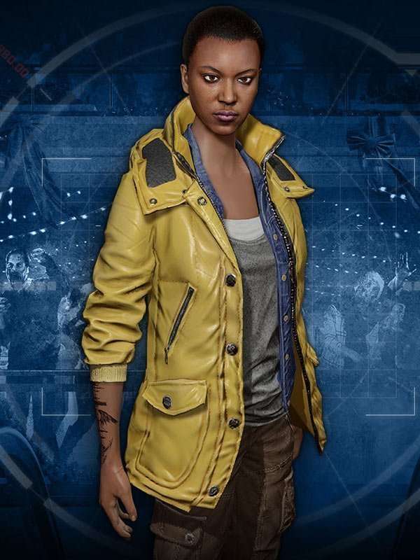 Dead Rising 4 Kylie Jane Yellow Leather Jacket